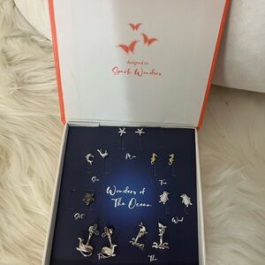 Wonders of The Ocean Silver Earrings Set